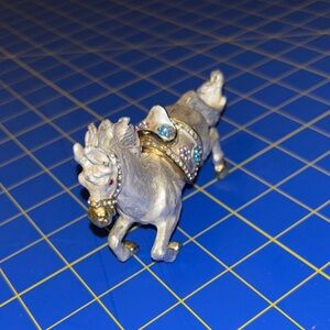 Elegant Silver Horse Figurine